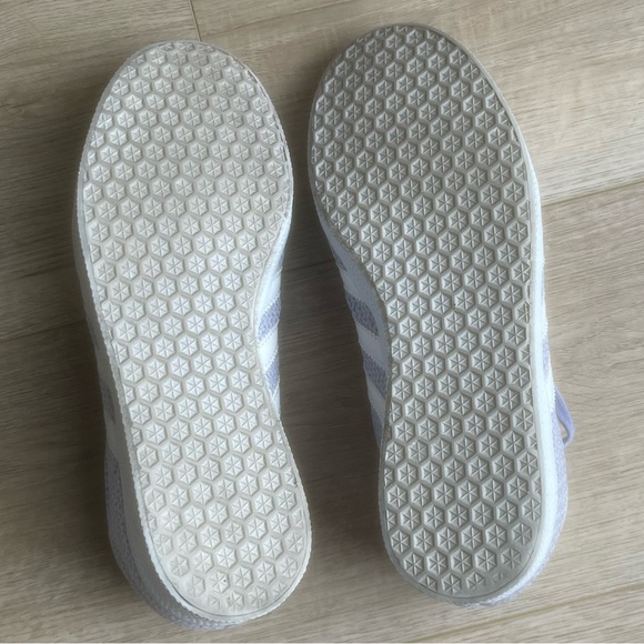ADIDAS -Gazelle purple and white sneakers - Picture 10 of 14